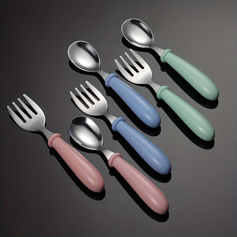 Personalized Kids’ Cutlery Set – Spoon, Fork & Storage Box Gift